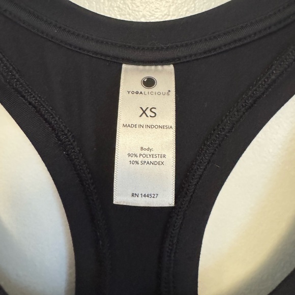 Black Yogalicious Racerback Tank - Picture 3 of 3